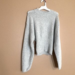 Grey sweater shirt